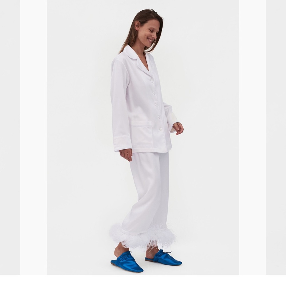 The Sleeper Party Pajama Set with Feathers - Picture 4 of 13